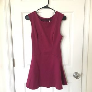 Free People Burgundy Dress in XS